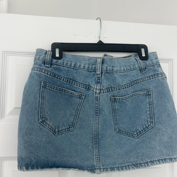 Blue denim Jean skirt - Picture 2 of 2